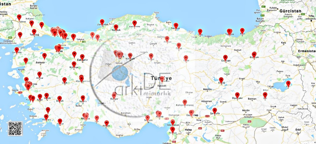 ARKİDE MİMARLIK VE DANIŞMANLIK TÜRKİYE"NİN HER YERİNDE!